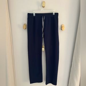 Figs Livingston Basic Scrub Pants - Navy - Size Medium/Tall